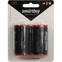 Батарейка SMARTBUY солевая R20/2B (24/96) - превью №2