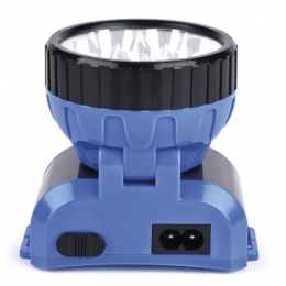 Фонарь-SMARTBUY налобный 7 LED синий аккумуляторный - превью №2