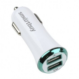 Превью Зарядное устройство автомобильное SmartBuy TURBO, 2 USB