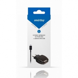 Зарядное устройство сетевое SmartBuy NOVA MKll, 2.1А, 1 USB+кабель - превью №2