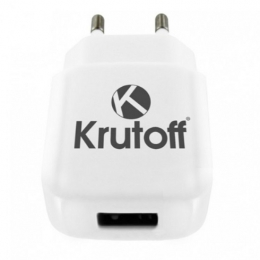 Превью Зарядное устройство сетевое Krutoff CH-02, 1 USB, 2.1A