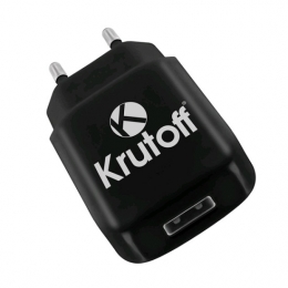 Зарядное устройство сетевое Krutoff CH-02, 1 USB, 2.1A - превью №3
