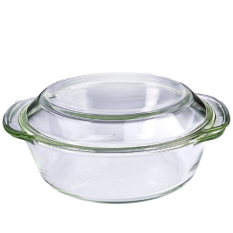 Превью Посуда для СВЧ LR-29700 2л кастрюля круглая с крышкой, стекло (6)