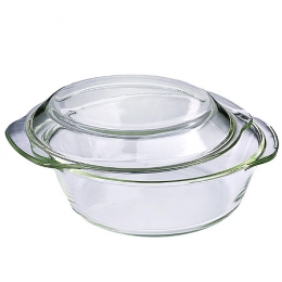 Посуда для СВЧ LR-29700 2л кастрюля круглая с крышкой, стекло (6) - превью №2