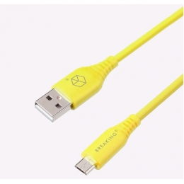 Кабель Breaking Silicone USB-Micro USB 1м 2.4A - превью №3