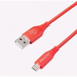 Кабель Breaking Silicone USB-Micro USB 1м 2.4A - превью №7