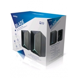 Колонки мультимедийные 2.0 SmartBuy BLADE 6Вт RGB подсветка, USB - превью №4