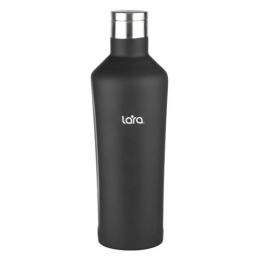 Термос LR04-13 750мл черный бутылка двойные стенки - превью №3