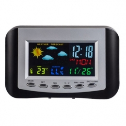 Часы-метеостанция Perfeo цветной экран, время, температура, влажность, дата - превью №2