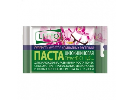 Цитокининовая паста ЛЕТТО 1,5мл д/орхидей, комн.цветов 5154 63605 (50)