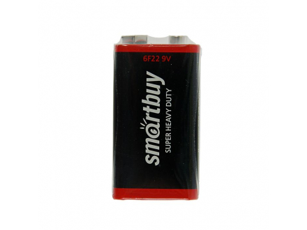 Батарейка SMARTBUY солевая КРОНА 6F22/1S (10)