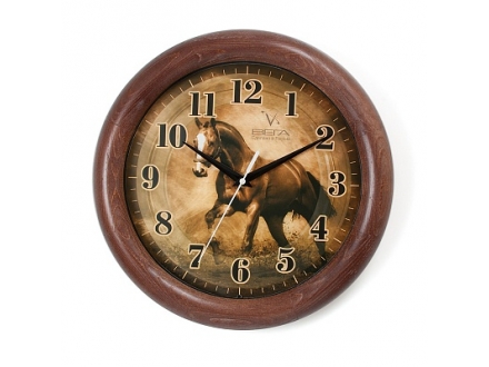 Часы Д1МД/6-186 дерево Лошадь
