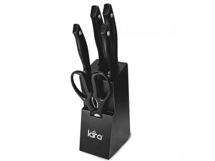Набор ножей 6 пр. LR05-54 на подставке (4 ножа + ножницы + подставка) (6)