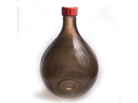 Бутыль винная 5л (53мм) с крышк Дамижана Дымчатая