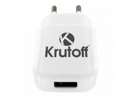 Зарядное устройство сетевое Krutoff CH-02, 1 USB, 2.1A