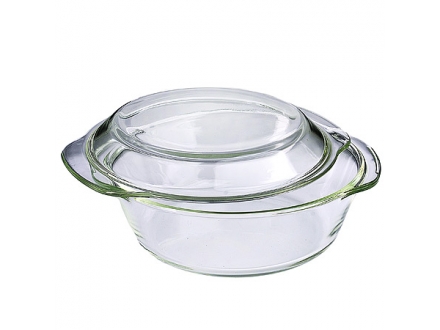 Посуда для СВЧ LR-29700 2л кастрюля круглая с крышкой, стекло (6) - фото №2
