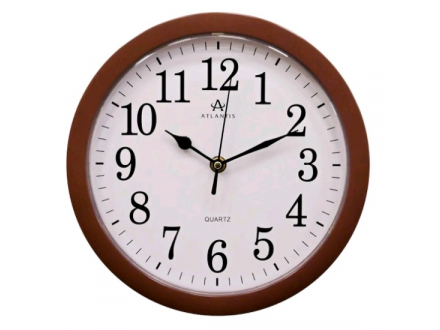 Часы TLD-35137B Atlantis коричневый 250x250x40мм (20)