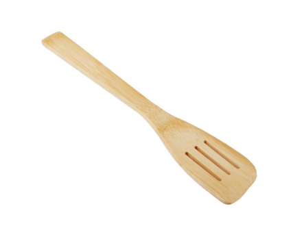 Лопатка с прорезями бамбук, 30см (240)