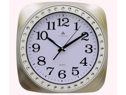 Часы TLD-35023 Atlantis серебро 355x355x47мм (10)