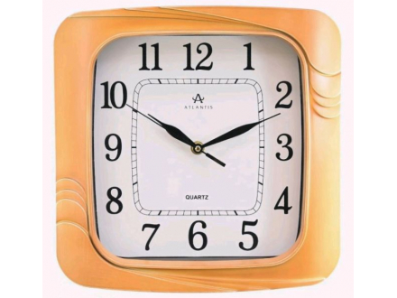 Часы TLD-6186Е Atlantis светло коричневый 295x295x55мм (20)