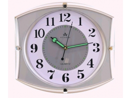 Часы TLD-6579А Atlantis серебро 300x280x40мм (20)