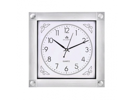 Часы TLD-3607В Atlantis серебро 286x286x40мм (20)