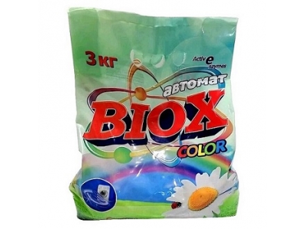 Стиральный порошок BIOX color автомат 3кг (6 шт.)