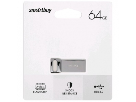 Флеш накопитель 64GB USB 3.0 SmartBuy M2 Metal 100 MB/s