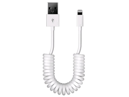 яКабель Smartbuy USB - 8-pin для Apple, спиральный 1м