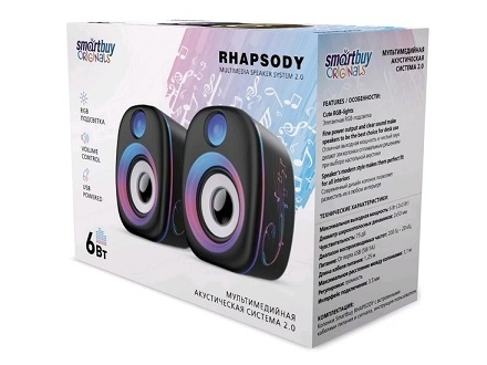 Колонки мультимедийные SmartBuy Rhapsody, Bluetooth, мощность 6Вт - фото №2
