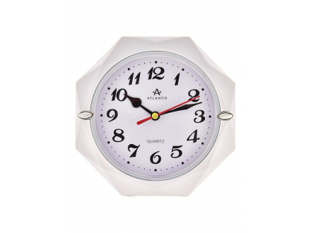 Часы TLD-5991 Atlantis белые шестигр. 15,5*15,5мм