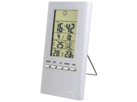 Часы-метеостанция Perfeo Meteo, время, температура, влажность, дата