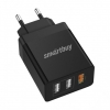 Зарядное устройство сетевое SmartBuy FLASH, 3 USB артикул 