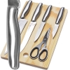 Набор ножей 6 пр. МВ-26995 (4 ножа + ножницы + разделочная доска) (12)
