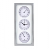 Часы TLD-9041А Atlantis 3в1 (часы, термометр, гигрометр) серебро 270x125x54мм (20)