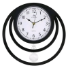 Часы GD-8809B Atlantis черн. кругл. 33,9см (20)