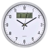 Часы GD-9375 Atlantis сереб.кругл.+табло 30см (20)